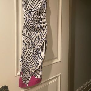 Nicole Miller Atelier Rouched Sheath Dress